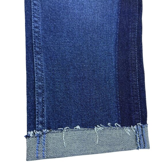 Hollister Womens Blue Cotton Low-Rise Crop Boyfriend Jeans Size W24 L25 - New - Picture 7 of 15